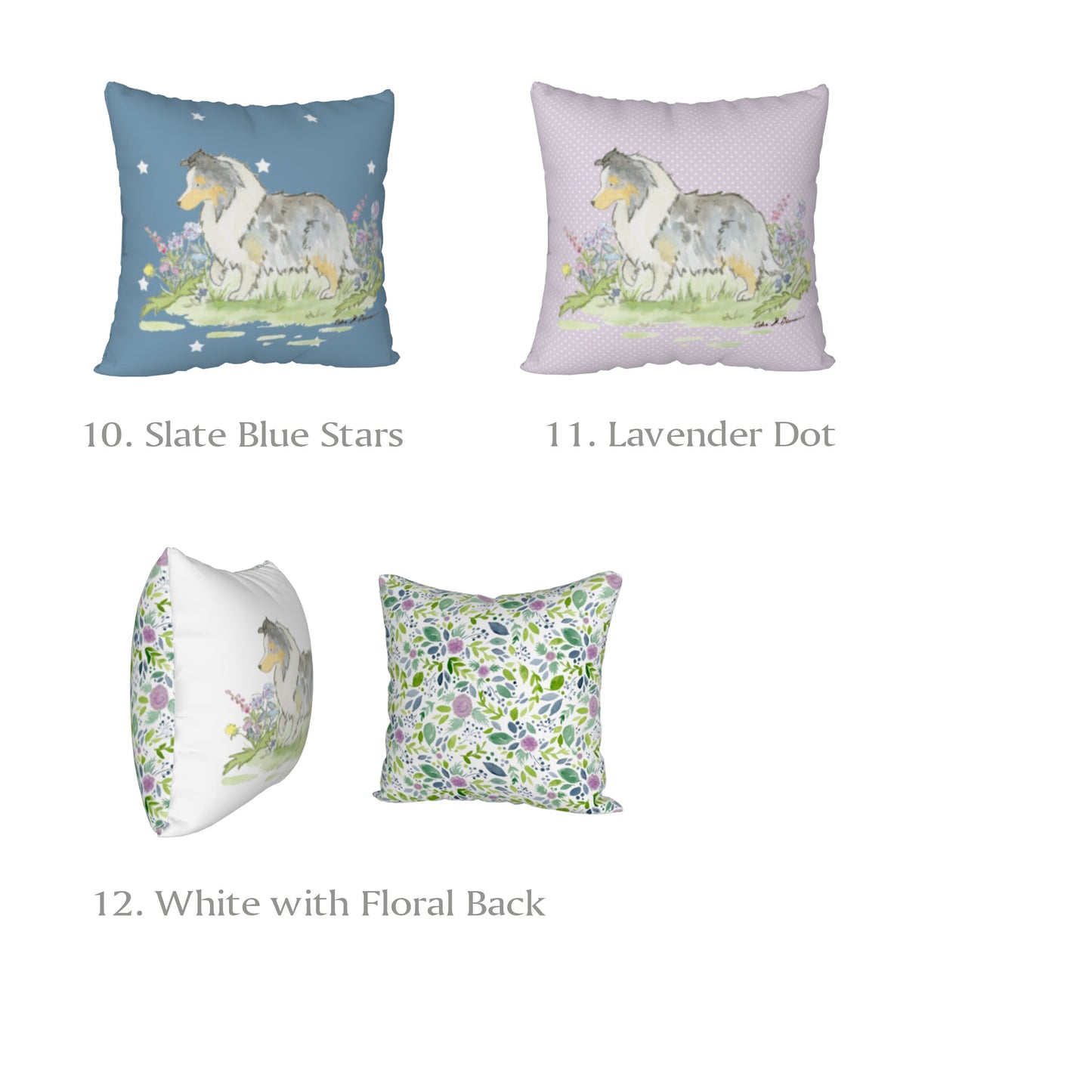 Sheltie Throw Pillow Case, Blue Merle Shetland Sheepdog Decorative Pillow Case, 18x18, 22x22 Canvas Pillow, Sheltie Gift, Sheltie Decor