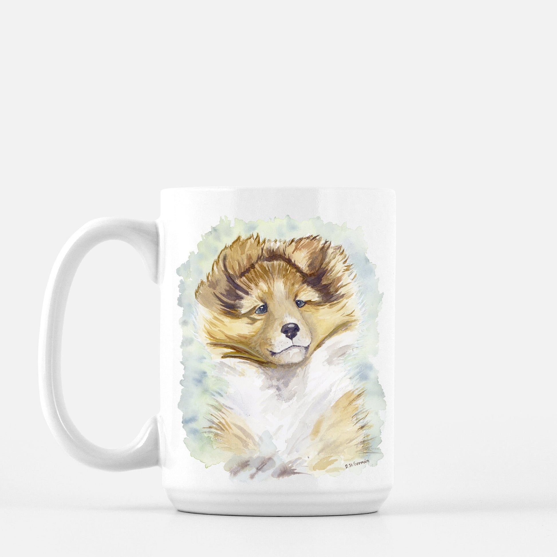 Sheltie Mug, Shetland Sheepdog, Sable Sheltie, Sheltie Mom Gift, Cutomized, Personalized Dog Mug, Sheltie Gift, Dog Lover Gift