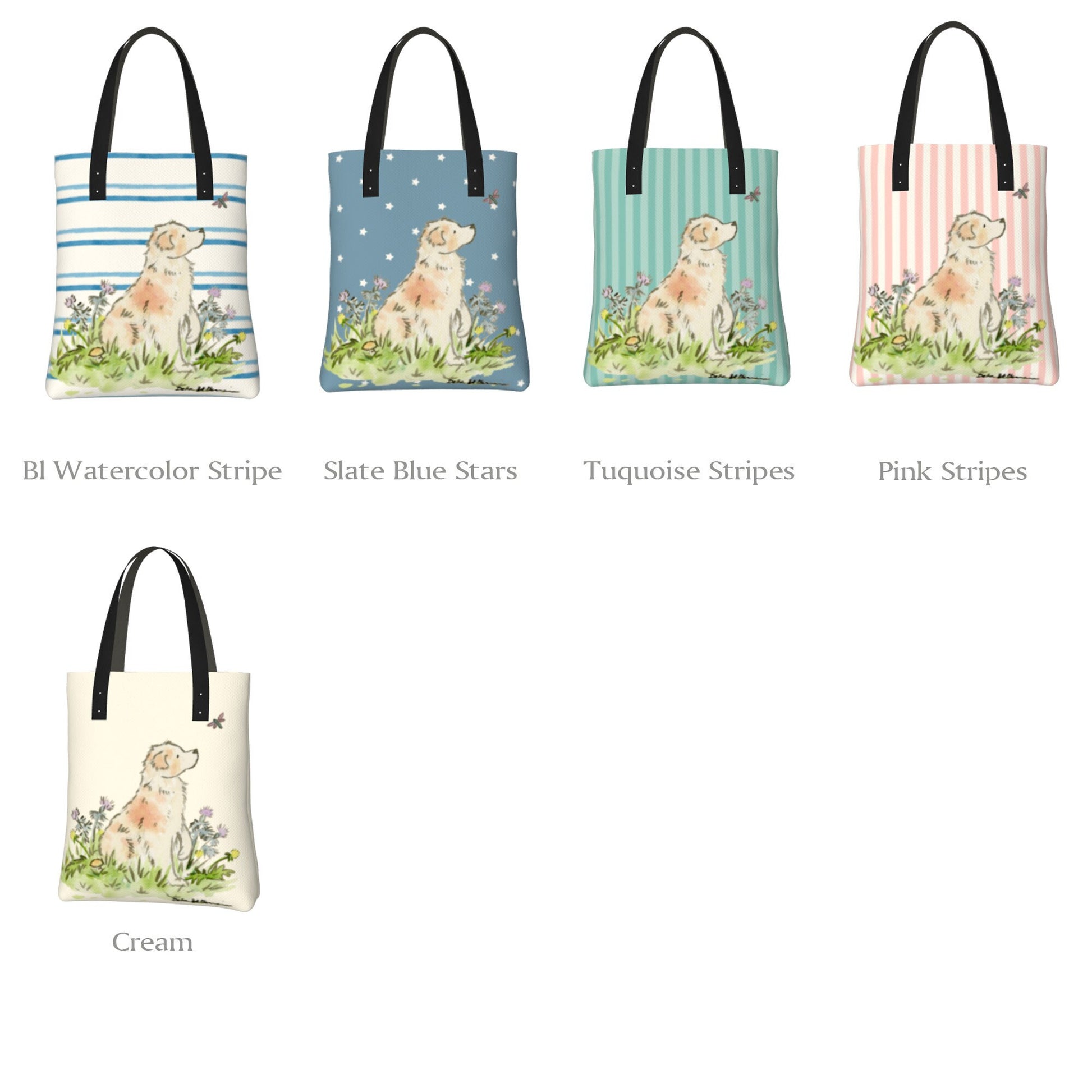 Red Merle Aussie Tote Bag, Australian Shepherd, Basic Tote, Lined Tote, Dog Purse, Aussie Gift, Aussie Lover, Aussie Present, Aussie Handbag