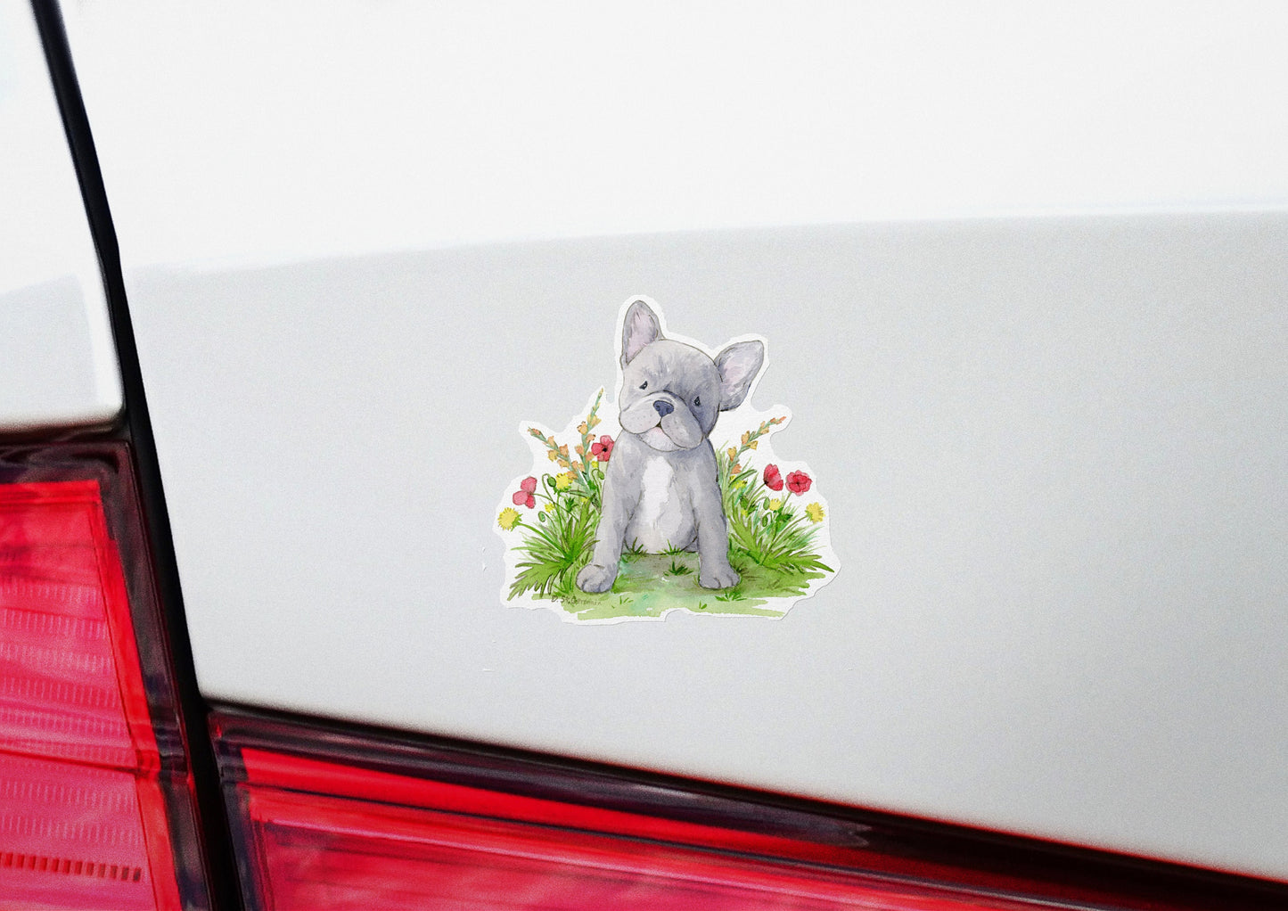 French Bulldog Magnet, Cute Frenchie Magnet, Frenchie Gift, Gift for Dog Lovers, Blue French Bulldog, Car Magnet, Cute French Bulldog Magnet