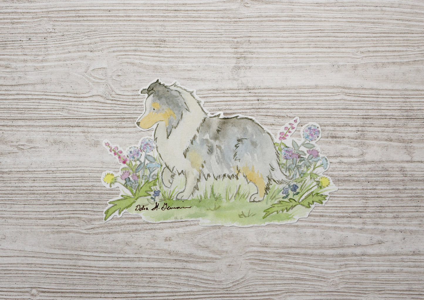 Shetland Sheepdog Stickers, Sheltie Decal Pack, Sticker, Vinyl Dog Stickers, Waterproof Stickers, Dog Lover Gift, Sheltie Gift, Cute Dogs
