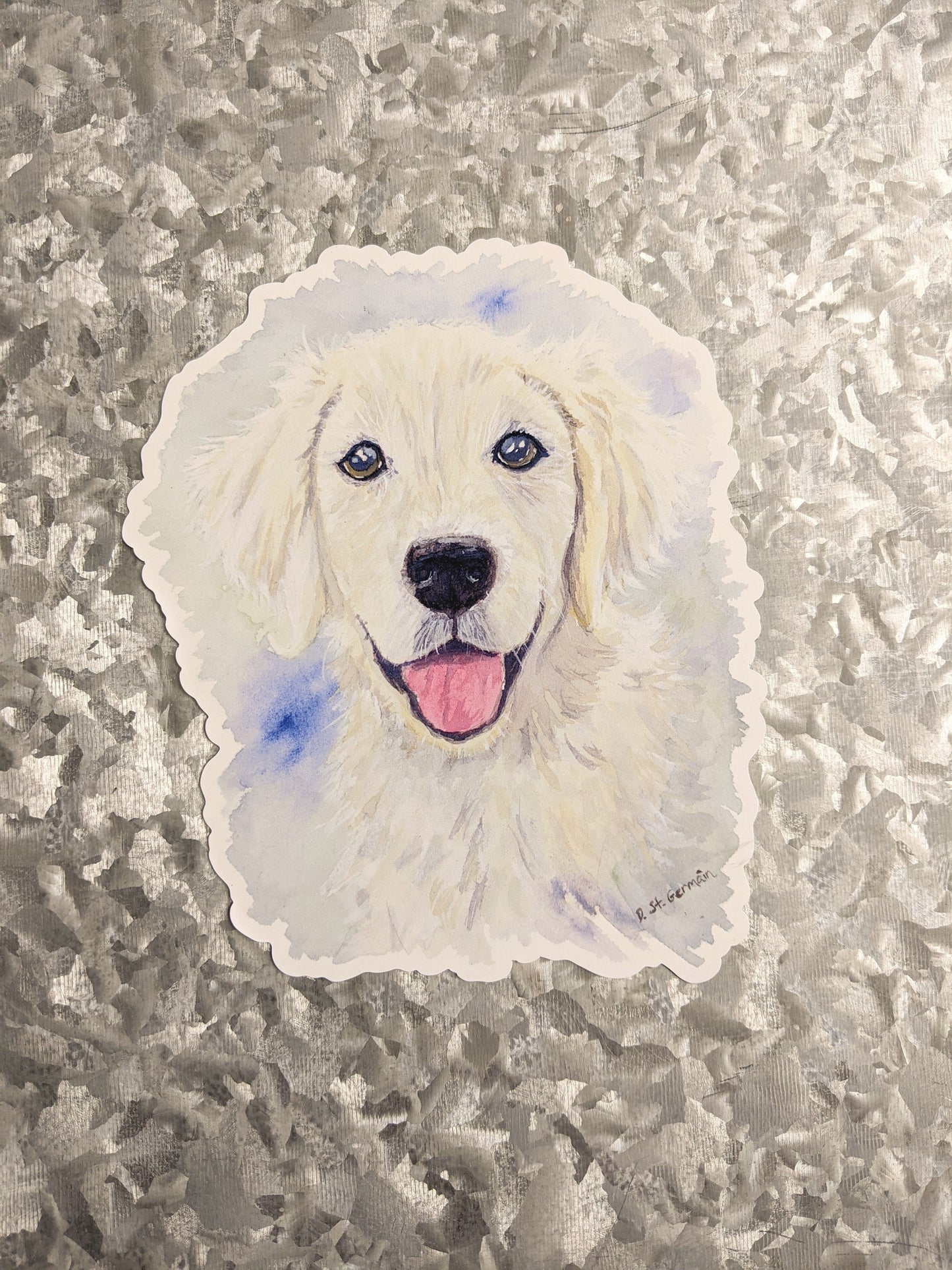 Golden Retriever Magnet, Cute Golden Magnet, Golden Gift, Gift for Dog Lovers, English Cream, Car Magnet, Golden Lover Gift, Flexible Magnet