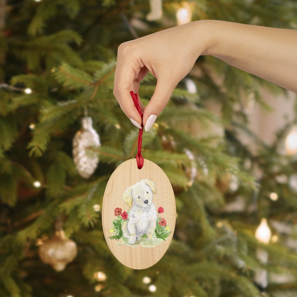 Doodle Ornament, Rustic Wood Ornament, Labradoodle Gift, Cockapoo Ornament, Golden Retriever Ornament, Doodle Gift, Doodle Mama, Dog Magnet