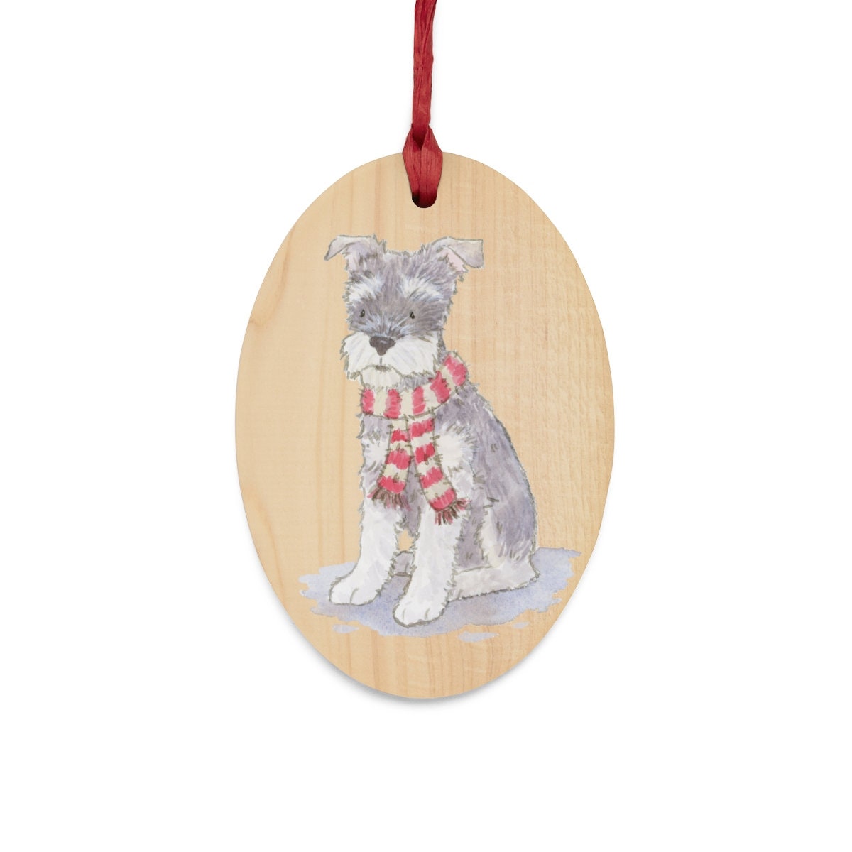 Schnauzer Ornament, Rustic Wood Ornament, Schnauzer Gift, Schnauzer Lover Gift, Schnauzer Christmas, Stocking Stuffer, Gift for Dog Lovers