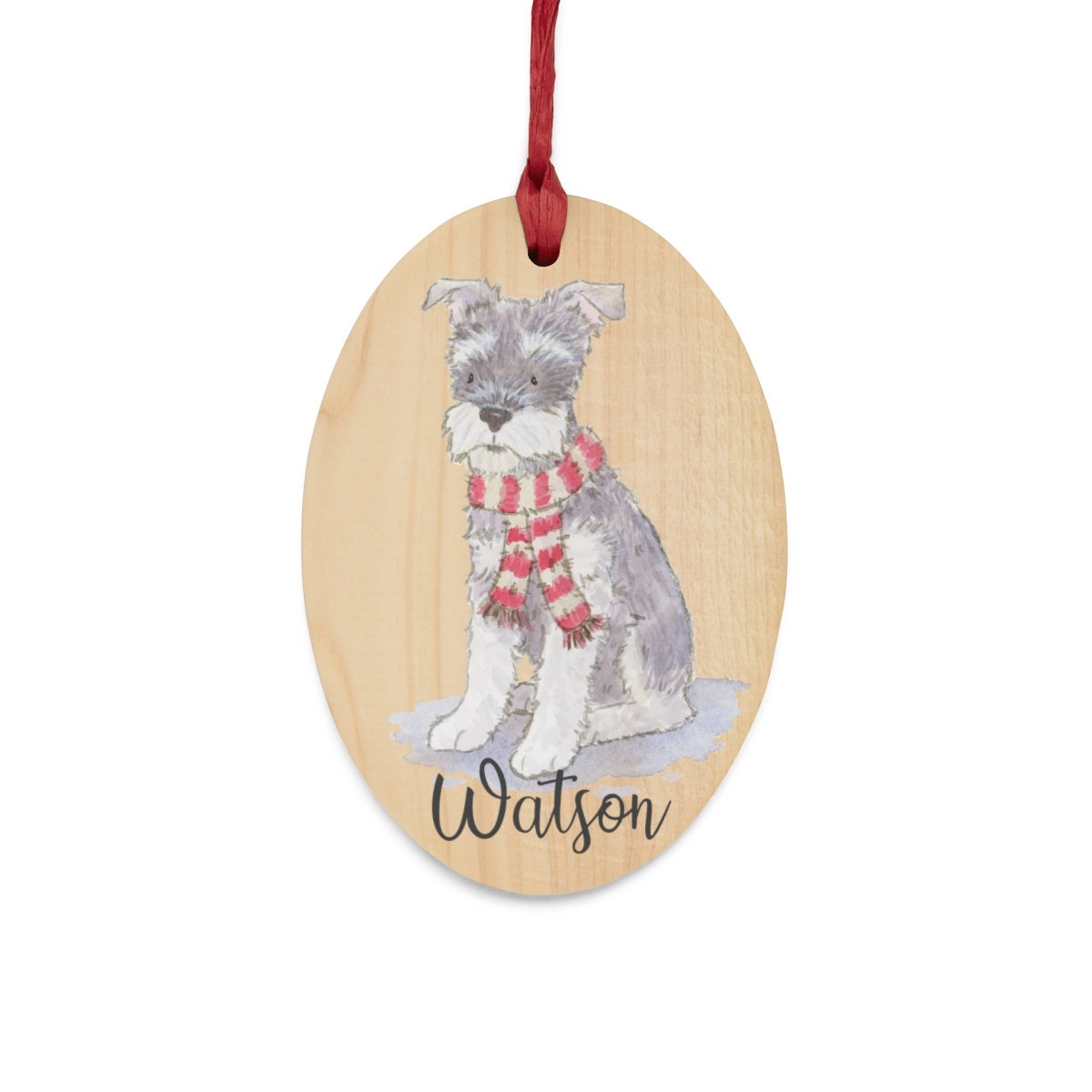 Schnauzer Ornament, Rustic Wood Ornament, Schnauzer Gift, Schnauzer Lover Gift, Schnauzer Christmas, Stocking Stuffer, Gift for Dog Lovers