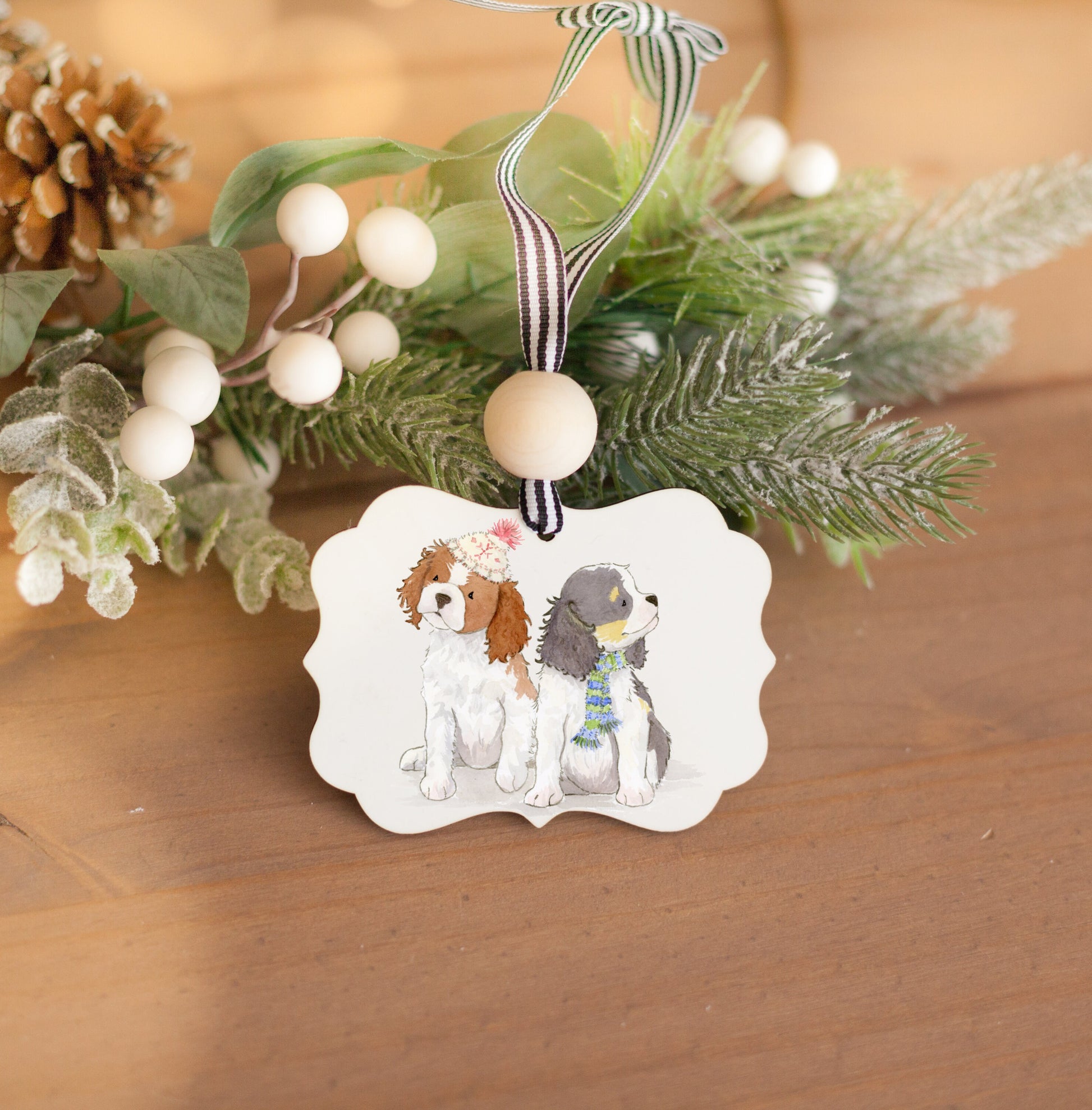 Personalized Cavalier King Charles Spaniel Ornament