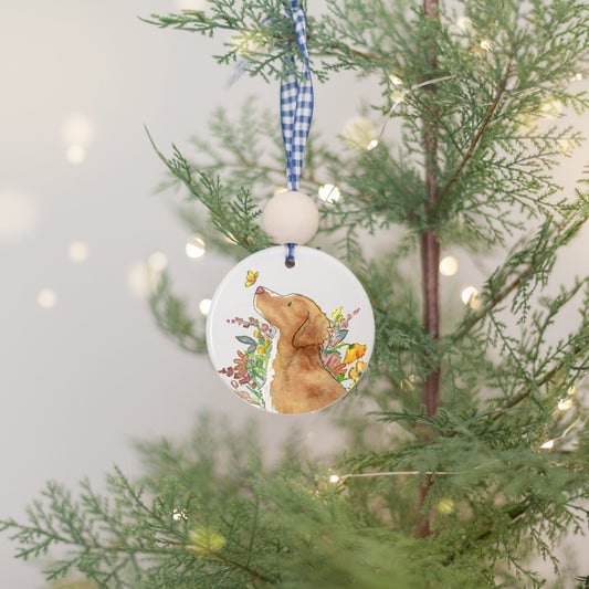 Personalized Nova Scotia Duck Tolling Retriever Ornament