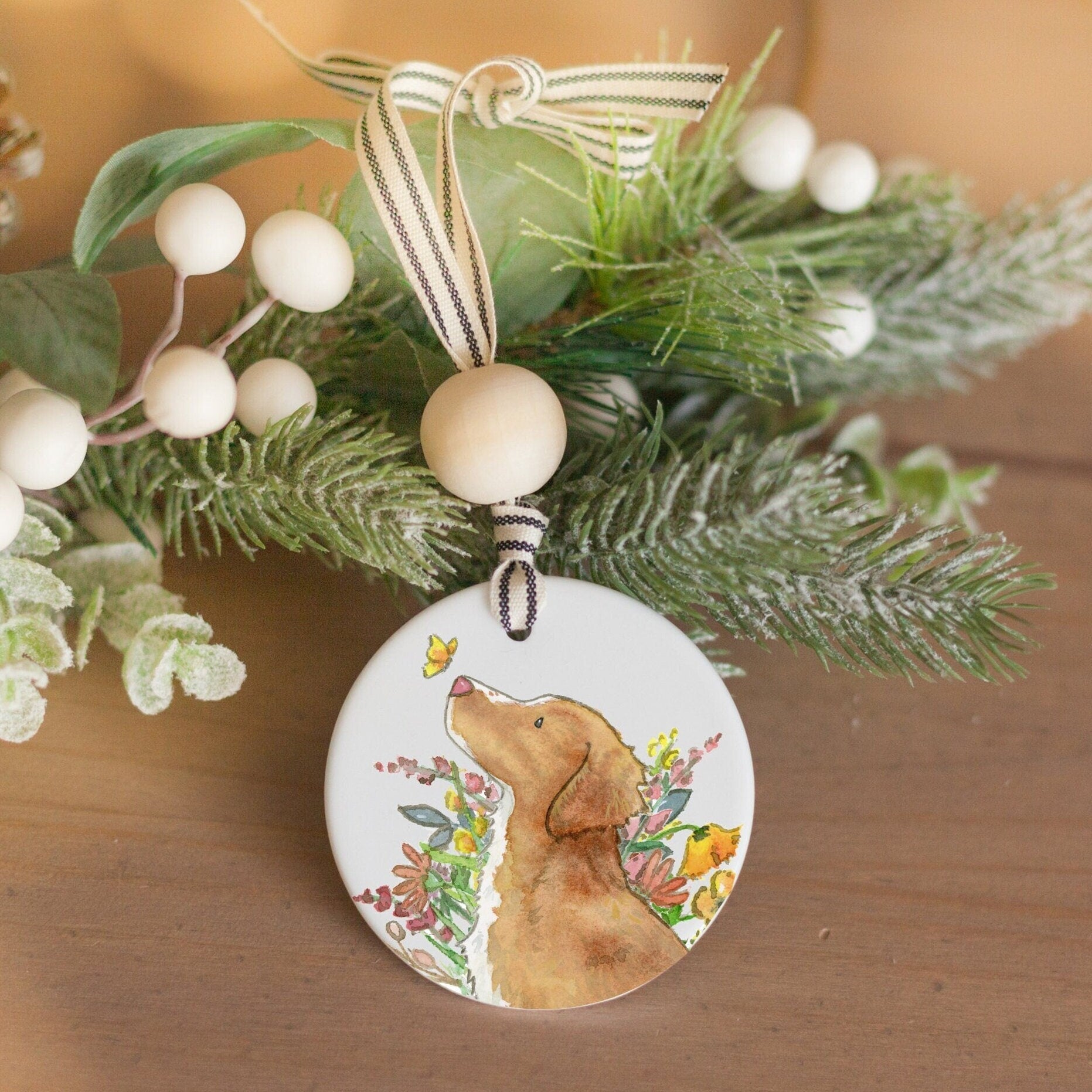 Personalized Nova Scotia Duck Tolling Retriever Ornament