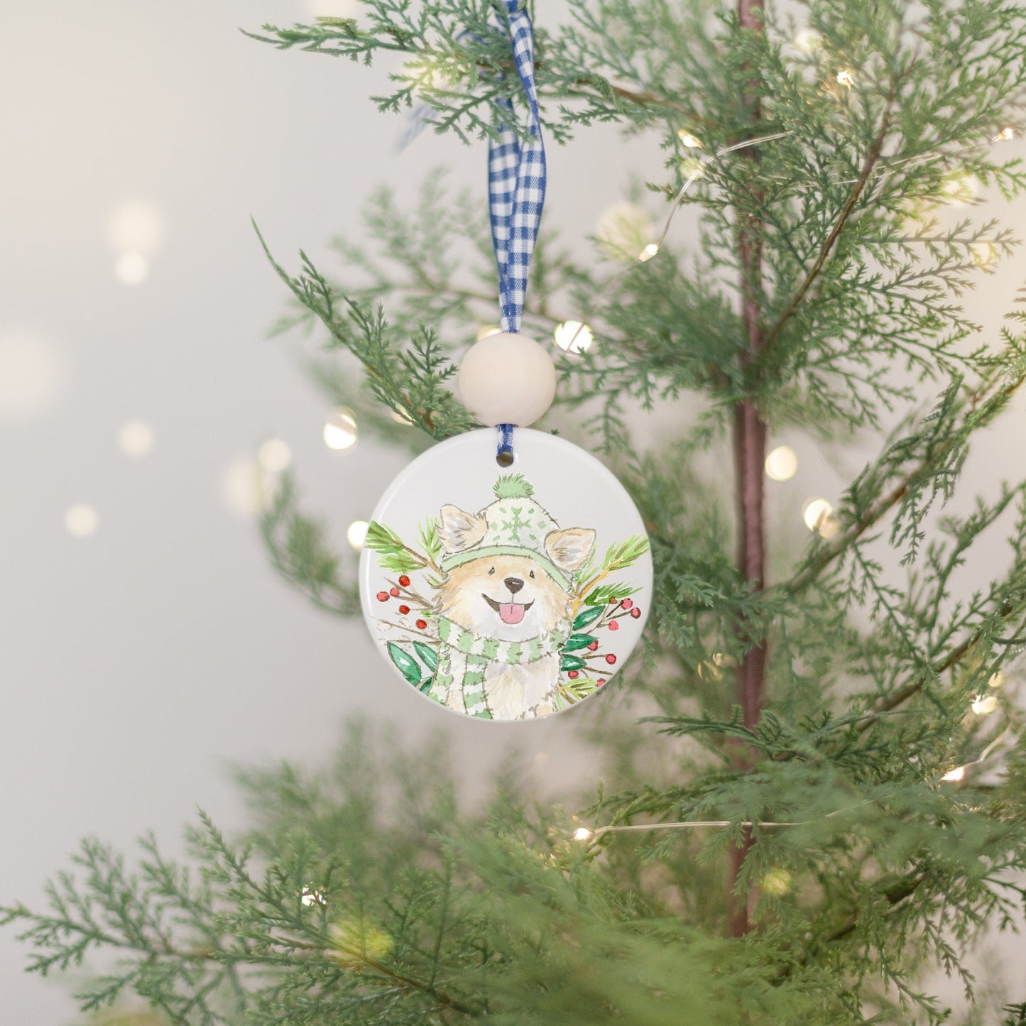 Chihuahua Ornament, Personalized Gift for Dog Lovers