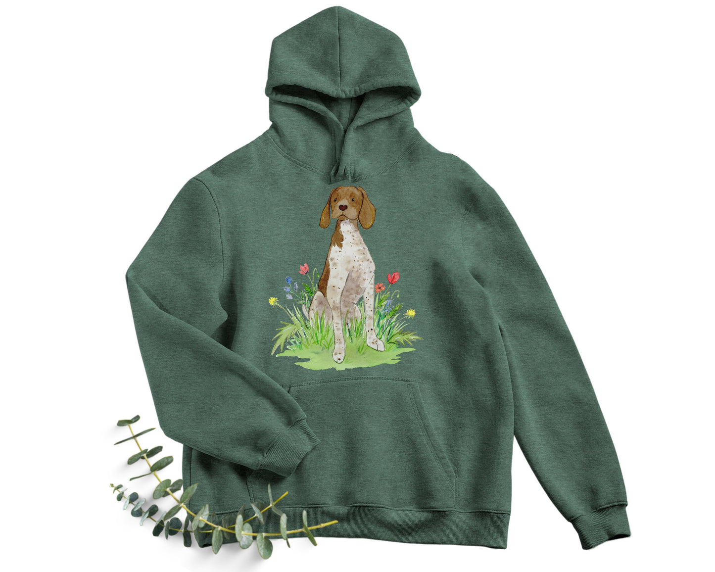 Pointer Hoodie, Pointer Sweatshirt, German Shorthaired Pointer, Pointer Gift, GSP Lover, Dog Lover Gift, Dog Mom Gift, Cute Dog, Pointer Mom