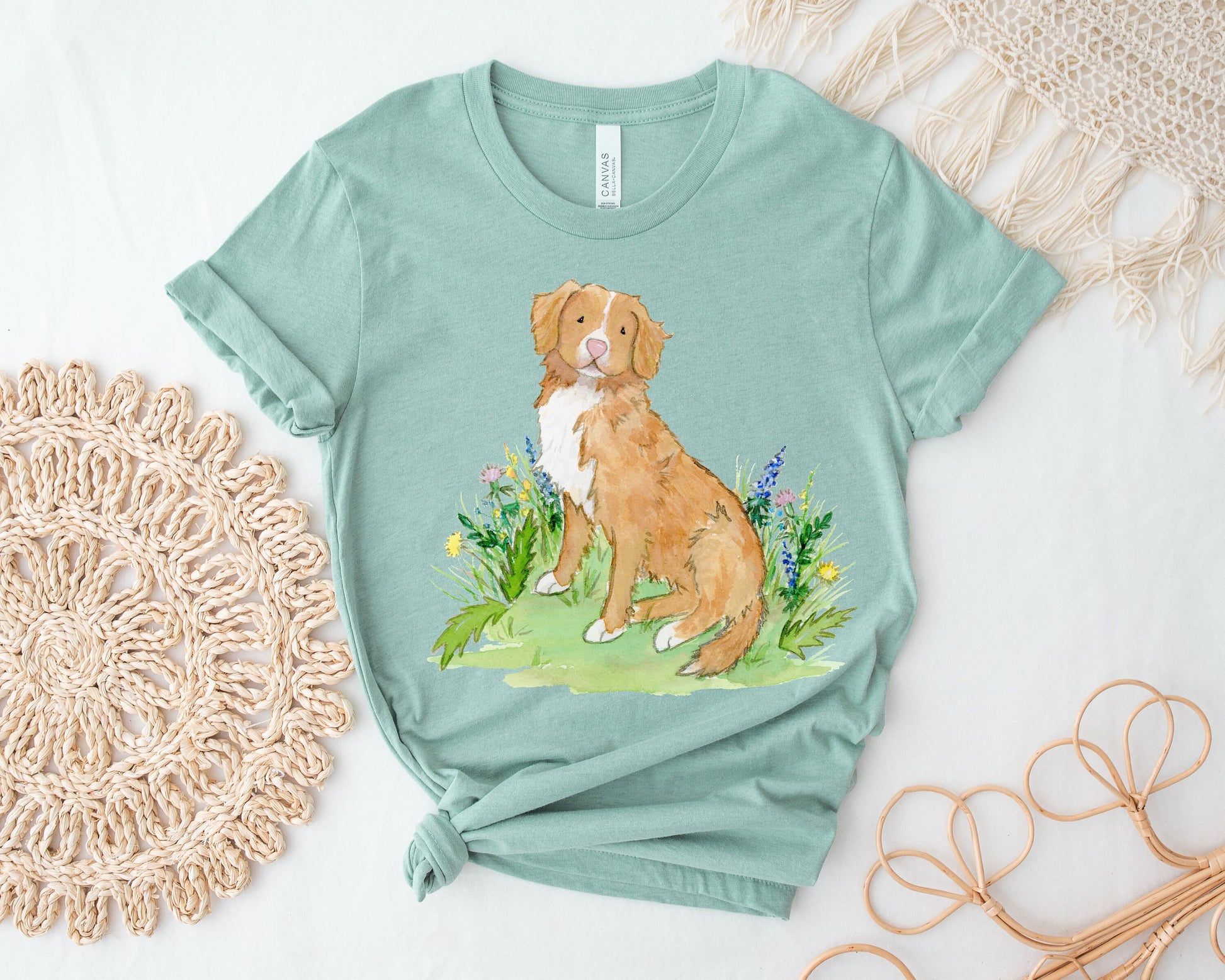 Toller Tee, Gift for Toller Lover, Nova Scotia Duck Tolling Retriever, Cute Toller Shirt, Pet Parent Gift, Dog Lover Gift, Dog Mom Gift